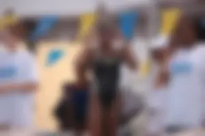 Group of teen and early 20's swimmers