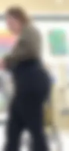 Serious thick PAWG MILF yoga pants upshot