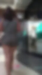Teen in tight shorts but too much asscheeks
