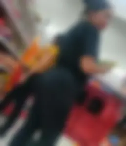 Two beautiful asses at Target