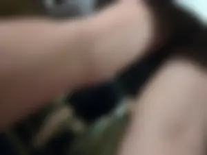 Subway Escalator Upskirt Creepshot, Skinny Legs