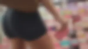 Fit Cougar w/ Bubble Butt In Bicycle Shorts VTL + Squatting (OC)