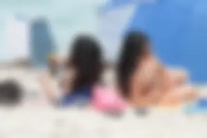 Beach and bikini girls