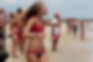 Bunch of sexy lifeguard tournament girls from 2013