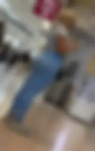 Mall booty in blue leggings (OC)