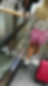 Sexy Blonde PAWG in shopping centre (OC)
