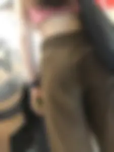 Extremely cute teen in a fast food restaurant