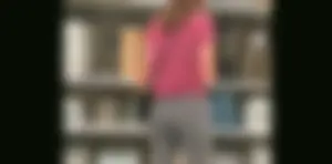 Skinny Girl in Yoga Pants at the Store Candid