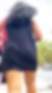 Bouncing ass on black dress (OC)