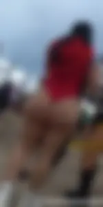 Red Swimsuit Rave PAWG Mega Bubble (NOT OC)