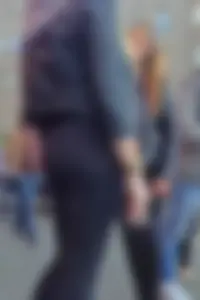 Two hot girls in tights street creepshots
