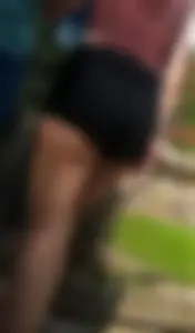 Tight Leggings And Small Shorts at Amusement  Park