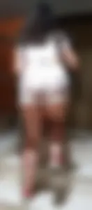 Cute girl sexy big ass in shorts