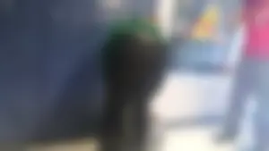 Sexy High School teen in see through leggings with visible thong and great ass