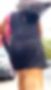 Bouncing ass on black dress (OC)