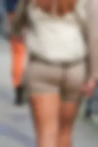 Excuse me miss, your big ass is eating your spandex shorts