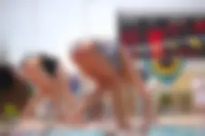 Group of teen and early 20's swimmers