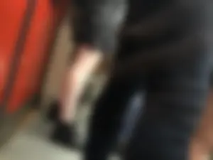 Girl in a Skirt with Hot Pale Legs Subway Creepshots