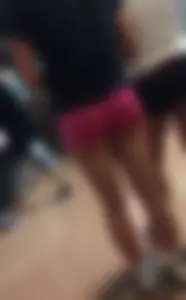 Hot pink spandex shorts