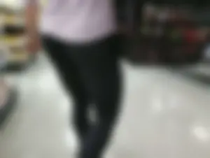 Perfect Sexy Ass and Legs in Black Yoga Pants Supermarket Creepshots Gallery