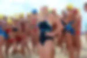 Bunch of sexy lifeguard tournament girls from 2013