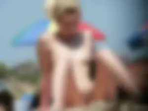 Nude beach and topless girls
