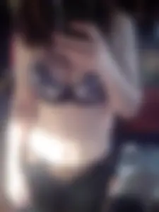 Girl in a Bra Mirror Bedroom Selfie