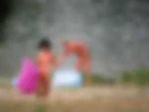 Nude beach and topless girls