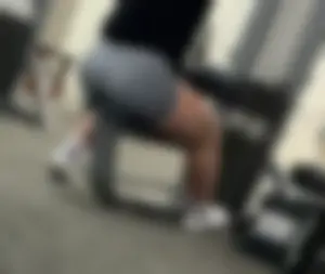 Juicy Thick ASS At the GYM In Spandex Shorts