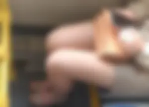 Hot Legs in Sandals Public Bus Creepshot Closeups