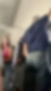 Sexy blonde on a plane