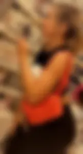Smokin blonde in yoga pants walmart