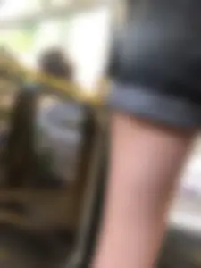Candid Girl With Perfect Sexy Legs And Booty in Denim Shorts in a Public Bus Creepshots Gallery