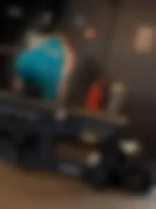 Gym Girl Bending Over in Blue Leggings (OC and GIFS)