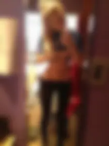 Very Skinny Girl in Tights Showing Waist and Tummy Mirror Selfie in Bedroom