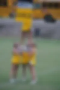Candid cheerleaders