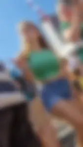 Girl with big boobs and wearing tight jeans found in my neighbourhood