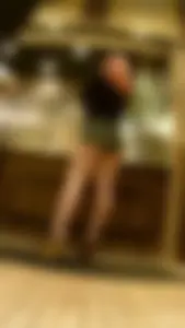 Hot Chubby Legs and Booty in Mini Shorts Candid Photos
