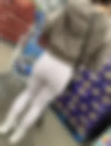 2 plump tight ass college girls in white legging VTL