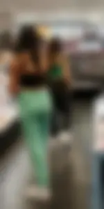 Green Sweats butt