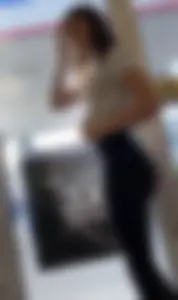 Teen inside of Gas station