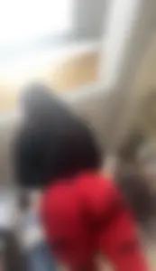 Massive PAWG ass in red leggings