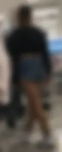 Leggings and shorts while running errands