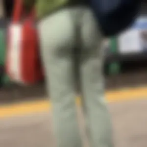 Lulu fanatic in green lulu pants