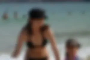 Asian girls in bikinis