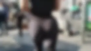 One of my best catches - Big Bubble Booty Latina in spandex gym with ponytail