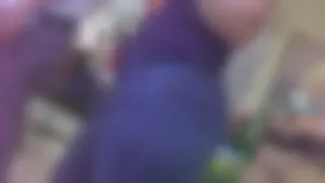 Thick girl with a fat ass in tight jeans