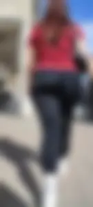 Curvy ASS, very tight leggings