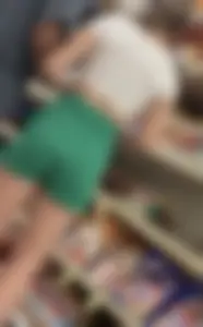 Super petite Latina teen with the sexiest legs in her shirt shorts !!
