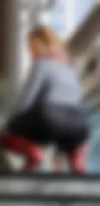 Girls teasing in tight leggings